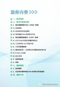 生物制品質量安全控制技術研發與檢測服務